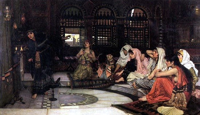 Consulting the Oracle – John William Waterhouse (1884)