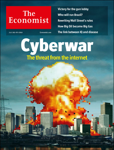 Ook de Economist (2010) besteed aandacht aan Cyberwar.