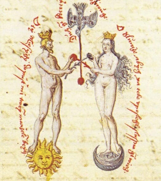 St Germain, sacred marriage in Alchemy