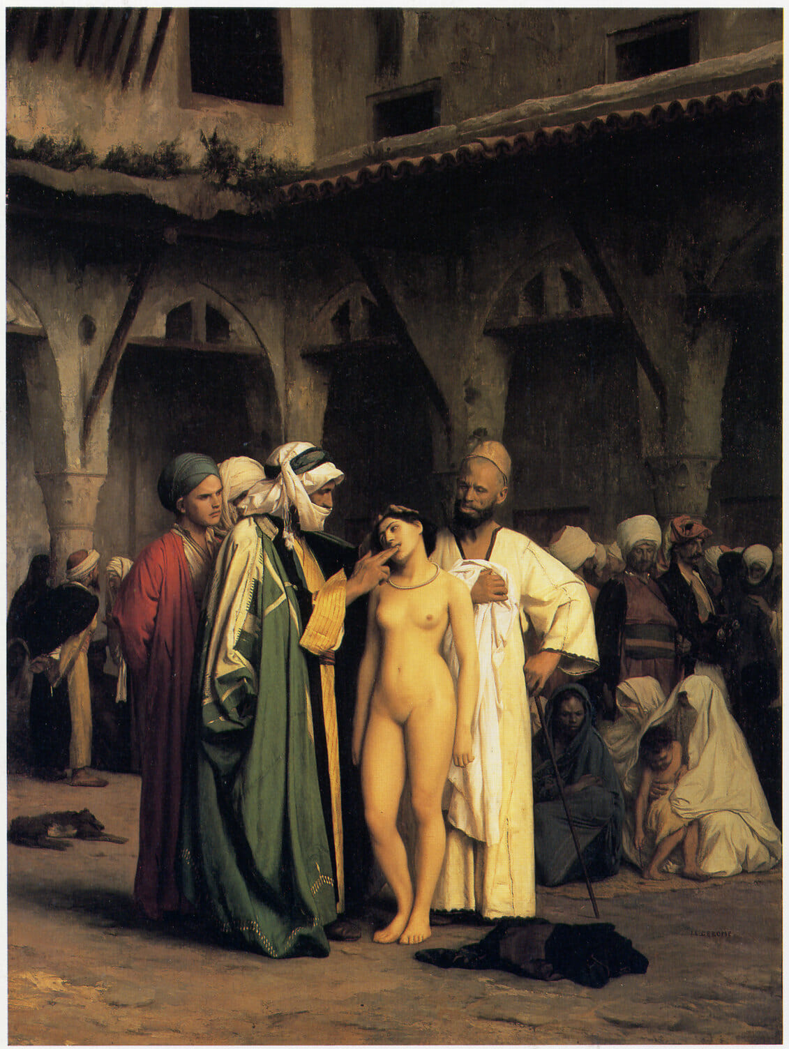 Le Marché aux esclaves — Jean-Léon Gérôme (1866).